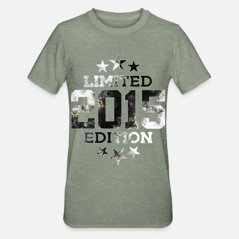 ÉDITION LIMITÉE 2015 11E ANNIVERSAIRE - T-shirt polycoton Unisexe - vert kaki chiné