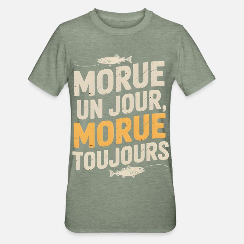 Once cod Cod - Unisex Polycotton T-Shirt - heather military green