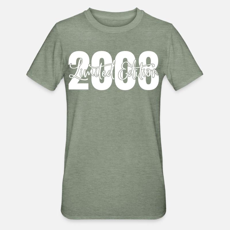 Edition limitée 2008 - T-shirt polycoton Unisexe - vert kaki chiné