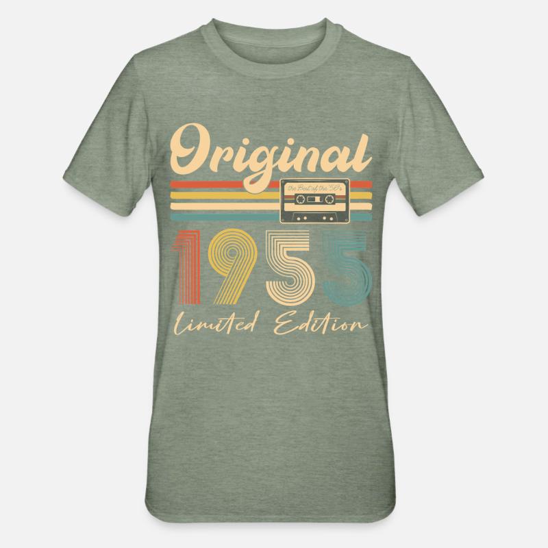 Original 1955 - Unisex Polycotton T-Shirt - Militärgrün meliert