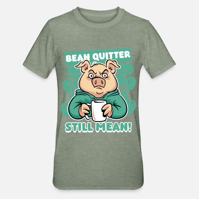 Coffee withdrawal decaffeinated ex-coffee drinker - Unisex Polycotton T-Shirt - heather military green