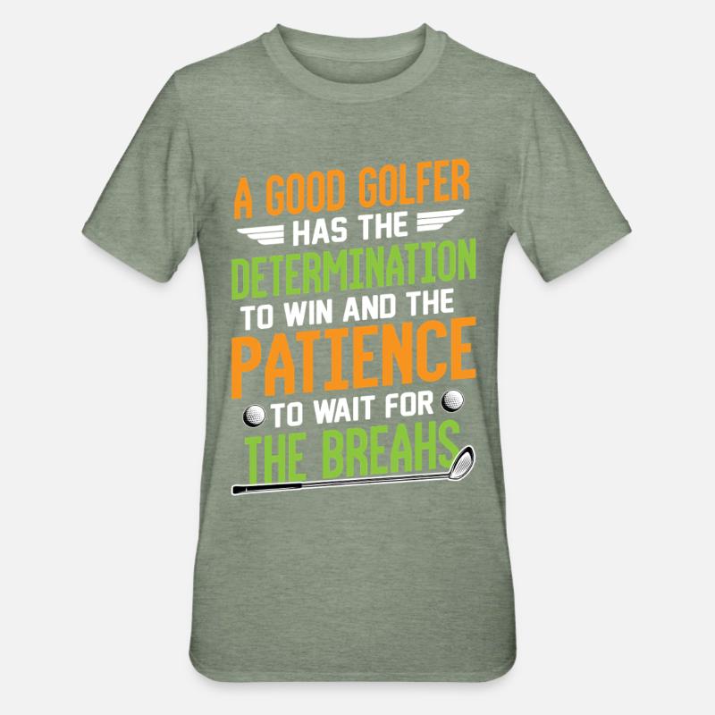 golfe - T-shirt polycoton Unisexe - vert kaki chiné