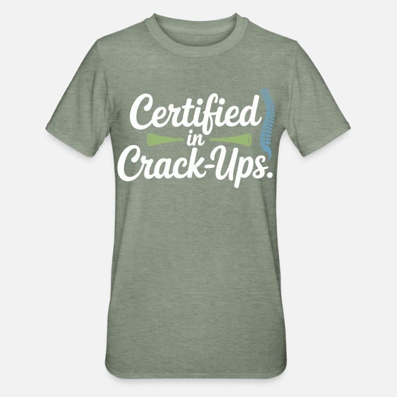 Intégrité Céptubrale Clinique Agréée DC - T-shirt polycoton Unisexe - vert kaki chiné