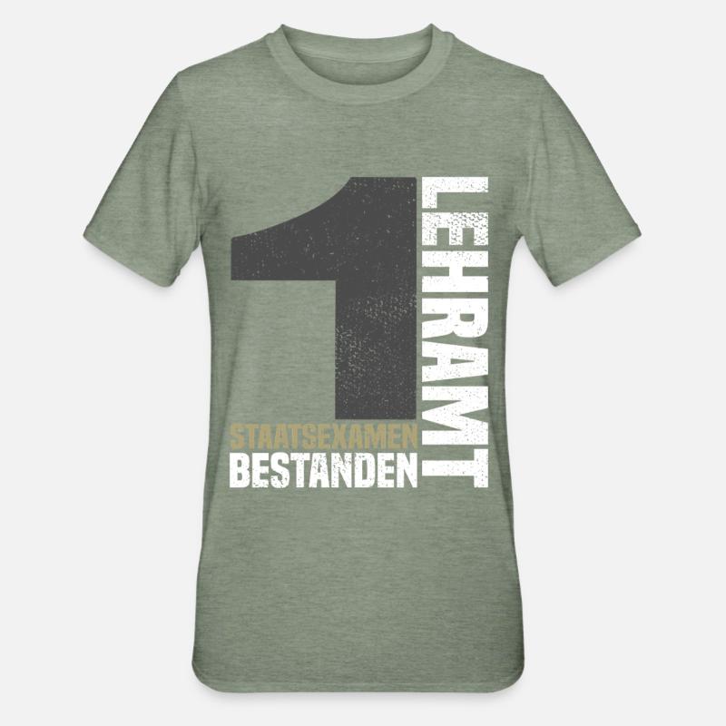 1st State Examination in Teaching - Unisex Polycotton T-Shirt - heather military green