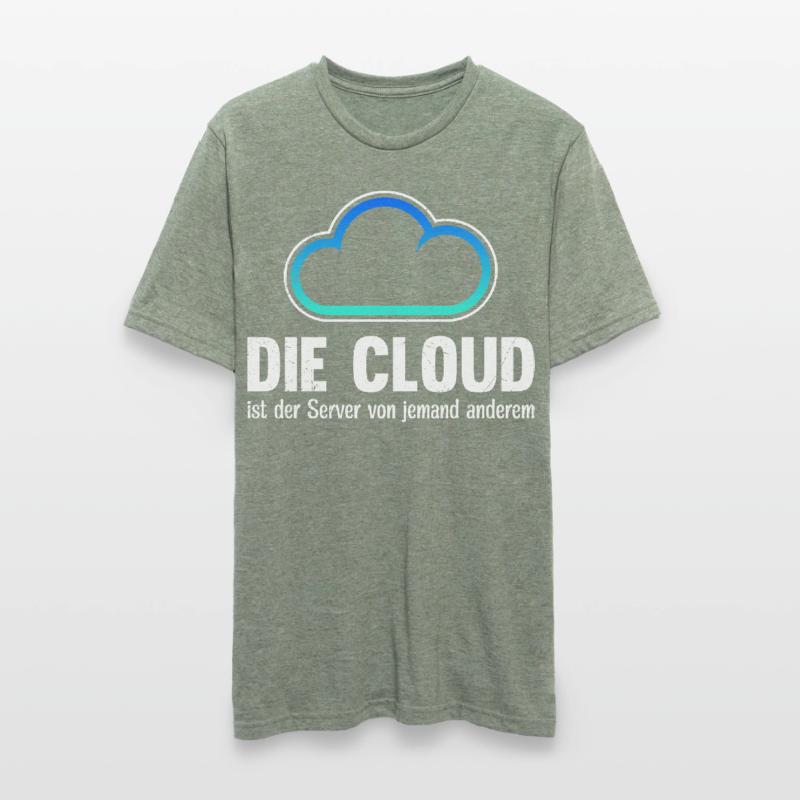 Codeur LE CLOUD EST LE SERVEUR DE QUELQU’UN D’AUTRE T-shirt polycoton Unisexe