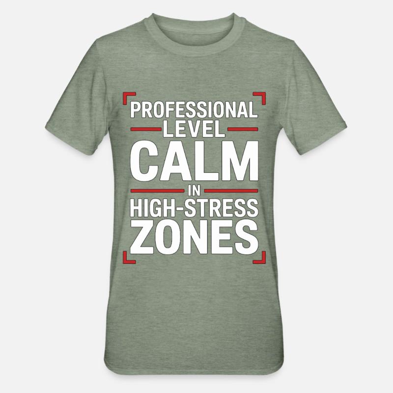 Nurse Practitioner Professional Level Primary Care - Unisex Polycotton T-Shirt - Militärgrün meliert
