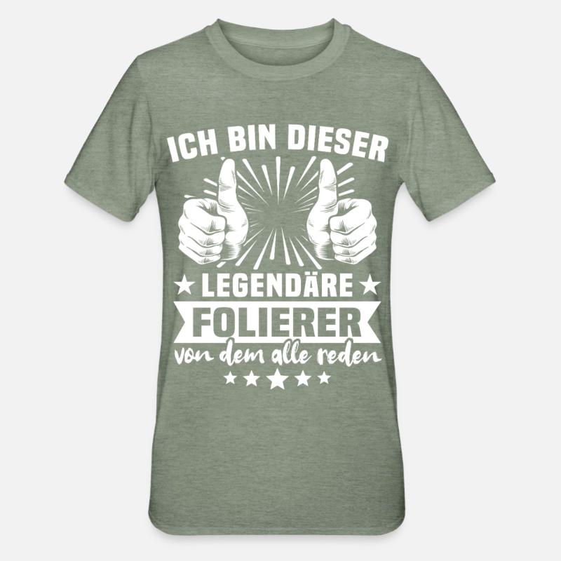 Wrapper Legend - Unisex Polycotton T-Shirt - heather military green