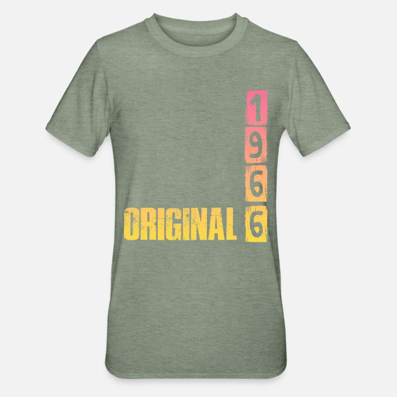 Original 1966 - T-shirt polycoton Unisexe - vert kaki chiné