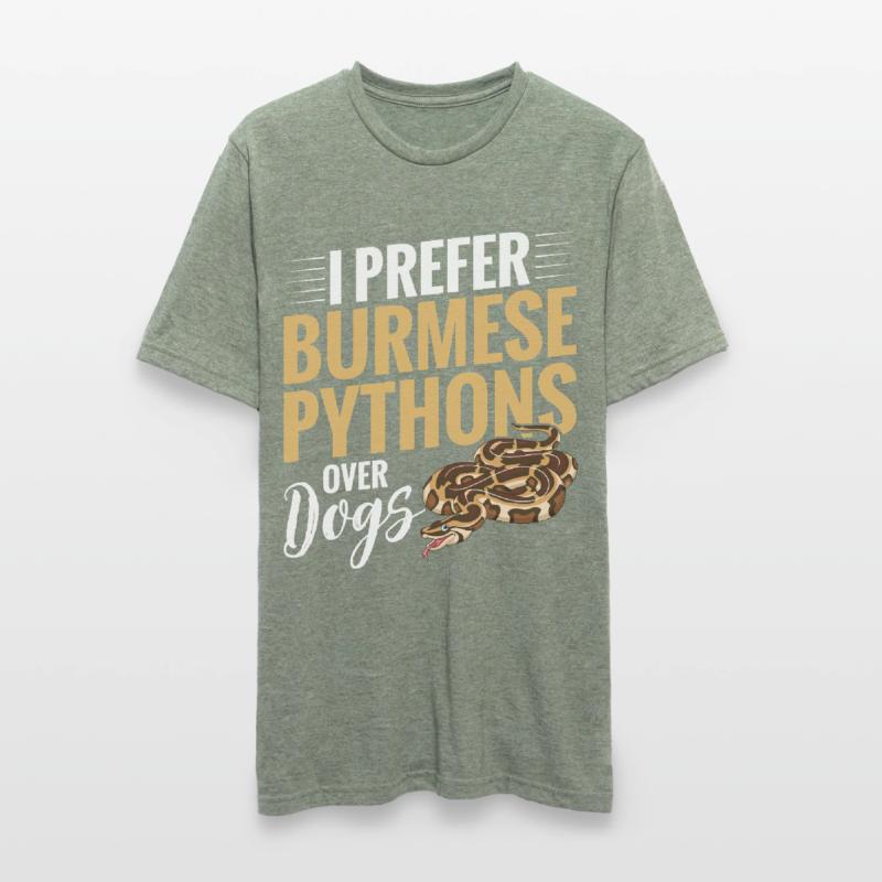 Python birman Stuff Reptile Foos Propriétaire de serpent T-shirt polycoton Unisexe
