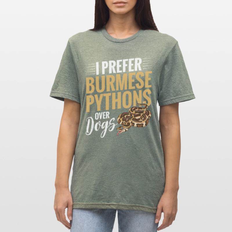 Python birman Stuff Reptile Foos Propriétaire de serpent T-shirt polycoton Unisexe