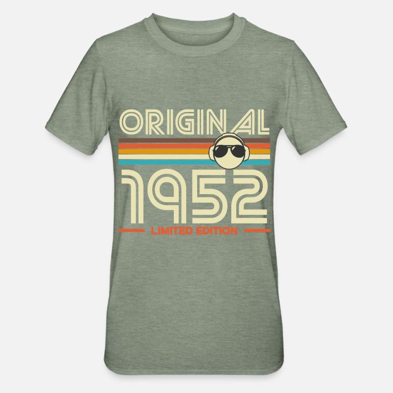 Original 1952 Édition Limité - T-shirt polycoton Unisexe - vert kaki chiné