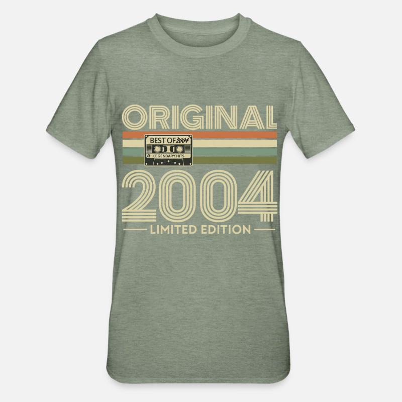 Original 2004 édition limitée - T-shirt polycoton Unisexe - vert kaki chiné