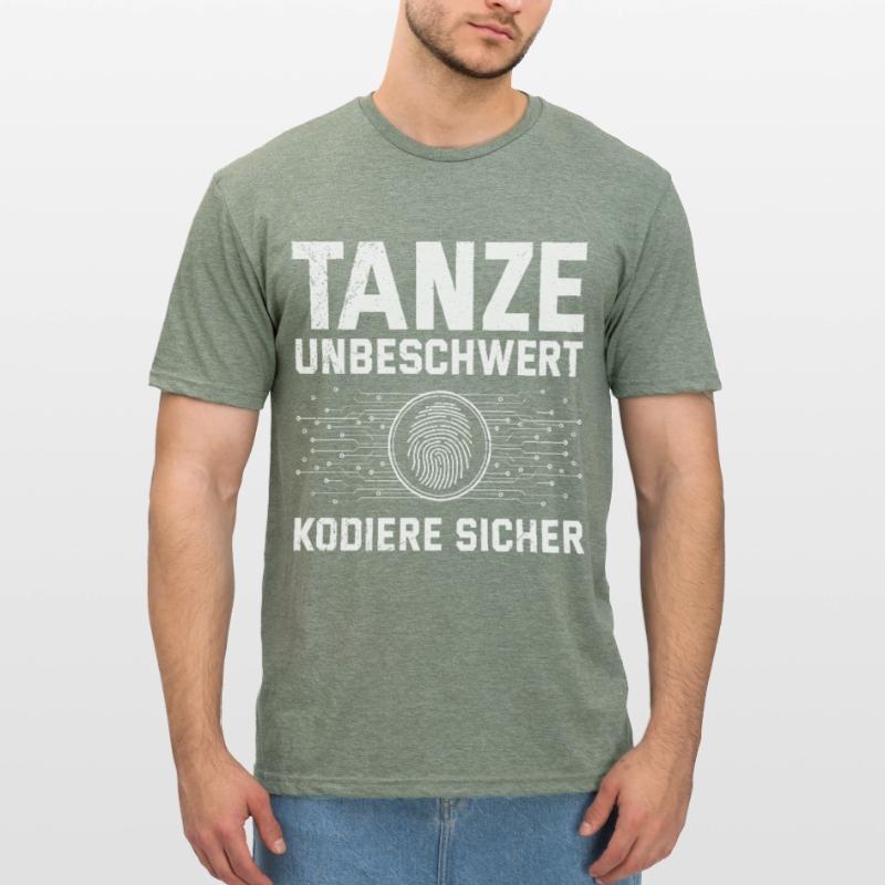 Codeur scientifique DANSE SANS SOUCI, CODE EN TOUTE SÉCURITÉ T-shirt polycoton Unisexe