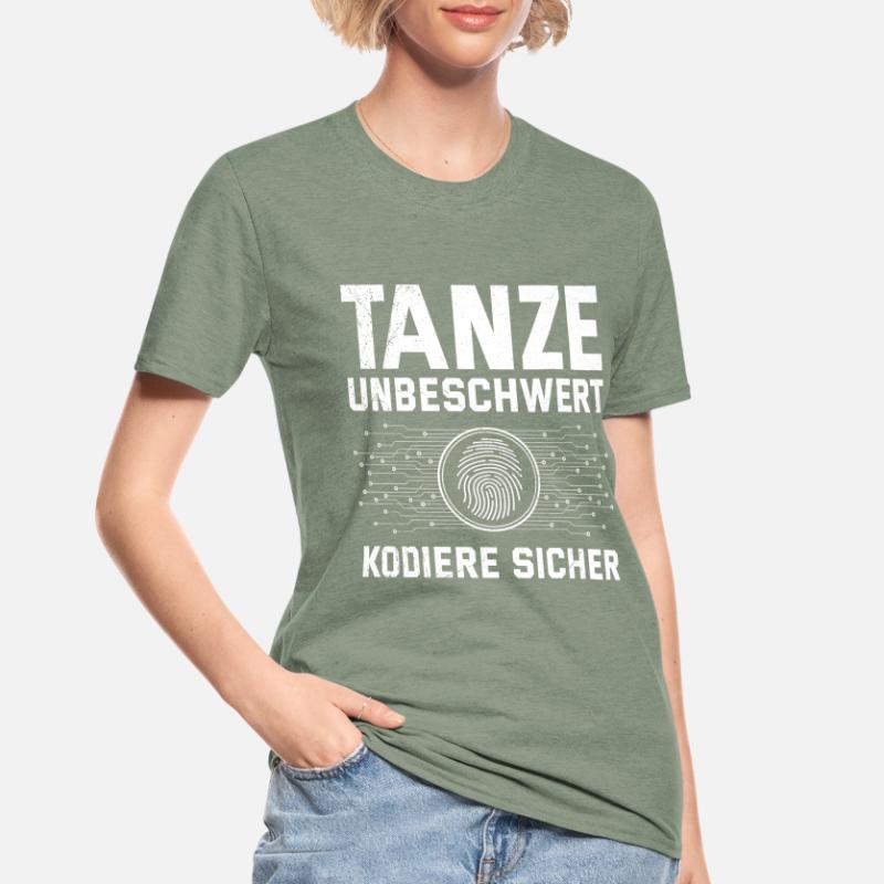Codeur scientifique DANSE SANS SOUCI, CODE EN TOUTE SÉCURITÉ T-shirt polycoton Unisexe