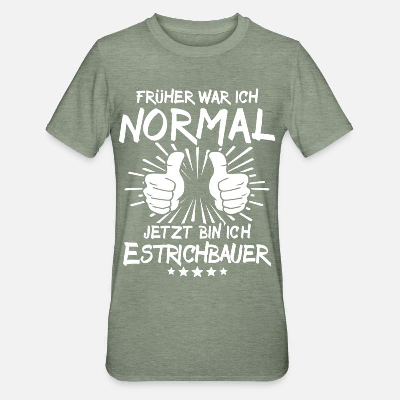 Constructeur de tables - T-shirt polycoton Unisexe - vert kaki chiné