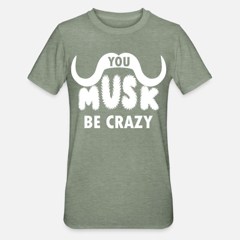 FOTOGRAFER MOSKUSEKSEN - Unisex polycotton T-shirt - militærgrønmeleret