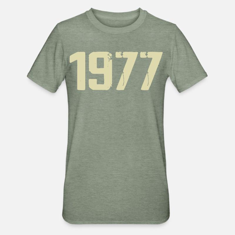 Jubilee 1977 - Unisex Polycotton T-Shirt - heather military green
