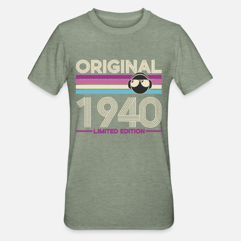 Original 1940 Édition Limitée - T-shirt polycoton Unisexe - vert kaki chiné