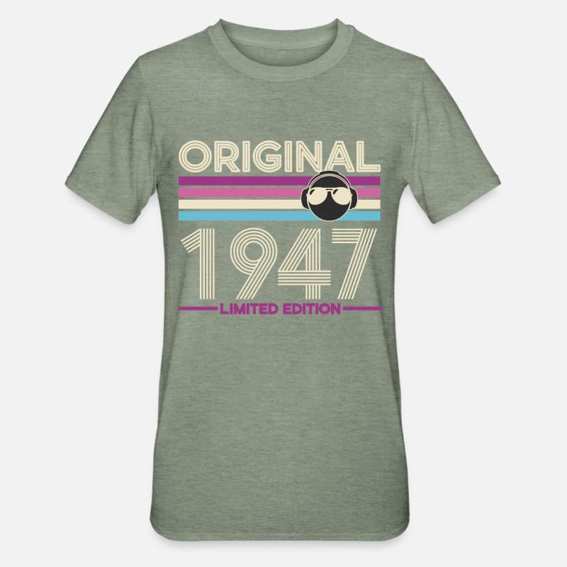 Original 1947 Édition Limitée - T-shirt polycoton Unisexe - vert kaki chiné
