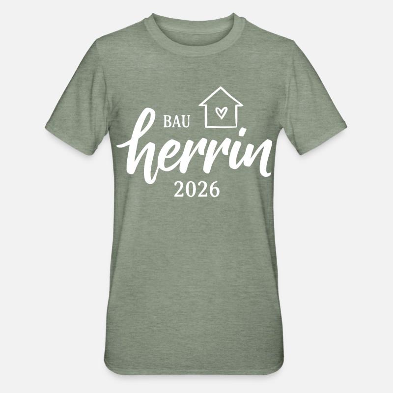 Builder 2026 House Construction - Unisex Polycotton T-Shirt - heather military green