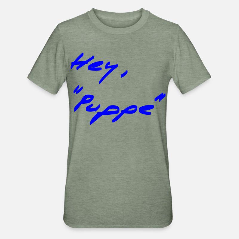 Salutations - différent - T-shirt polycoton Unisexe - vert kaki chiné