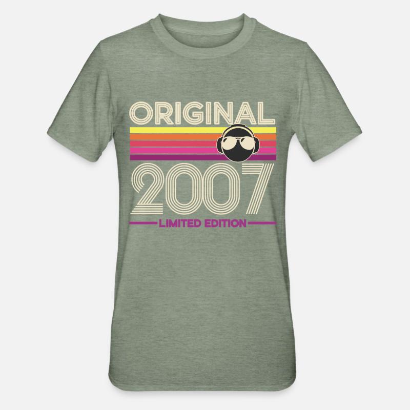 Original 2007 Édition Limitée Retro - T-shirt polycoton Unisexe - vert kaki chiné