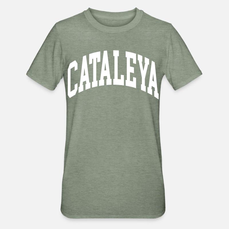 Cataleya - T-shirt polycoton Unisexe - vert kaki chiné