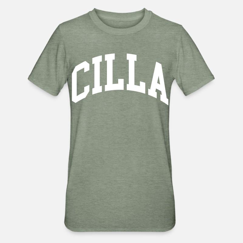 Cilla - T-shirt polycoton Unisexe - vert kaki chiné