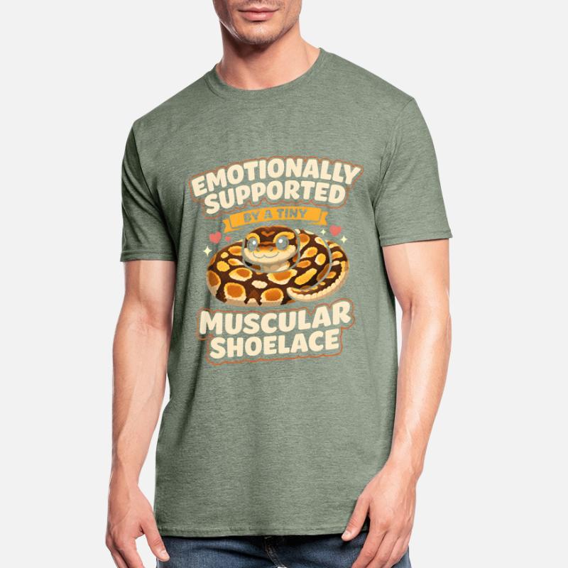 Lacets musclés | Humour du Python Roi T-shirt polycoton Unisexe