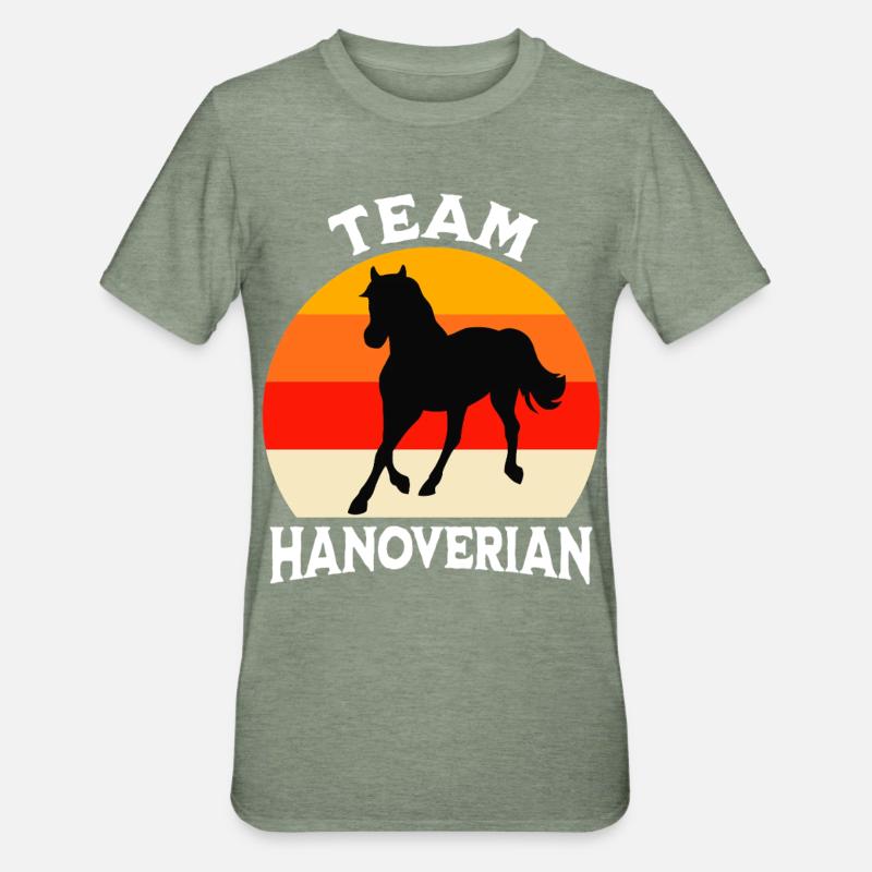 Équipe Hannoveraner - T-shirt polycoton Unisexe - vert kaki chiné