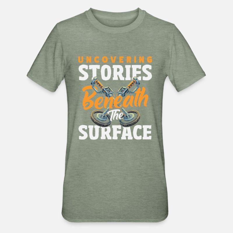 Histoires de découverte Détecteurs de métaux - T-shirt polycoton Unisexe - vert kaki chiné