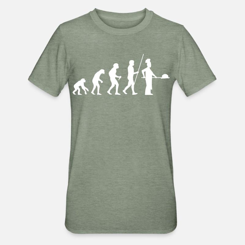 Baker Evolution - Unisex Polycotton T-Shirt - heather military green