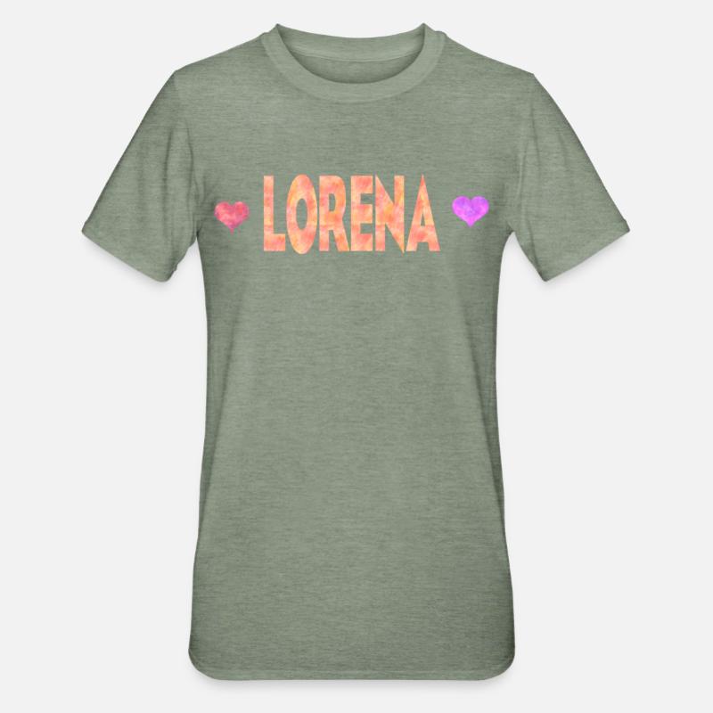 Lorena - Unisex Polycotton T-Shirt - heather military green