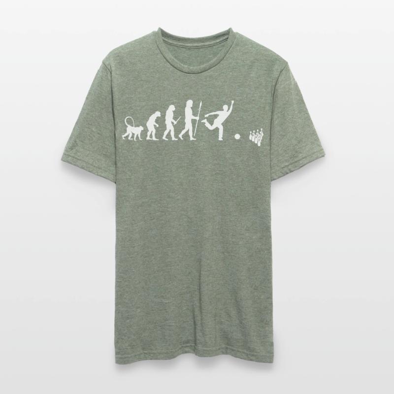 Évolution du bowling T-shirt polycoton Unisexe