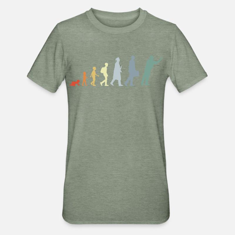 Darter Evolution - Unisex Polycotton T-Shirt - heather military green