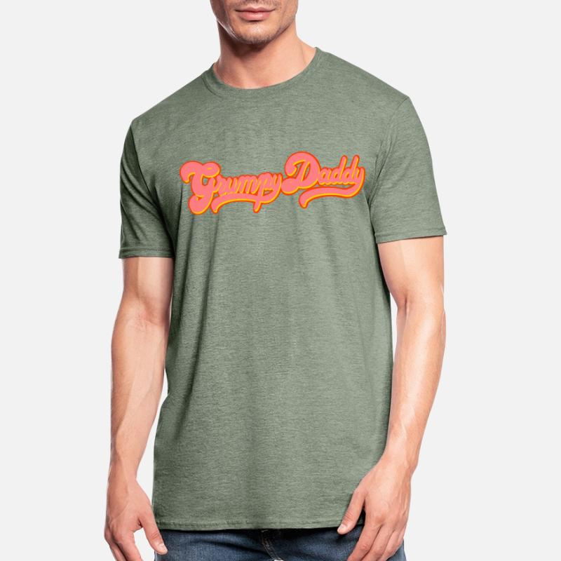 Grumpy Daddy Retro Script - Color "Exploitation" Unisex Polycotton T-Shirt