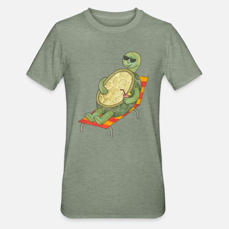 Chill Toad - Unisex Polycotton T-Shirt - heather military green