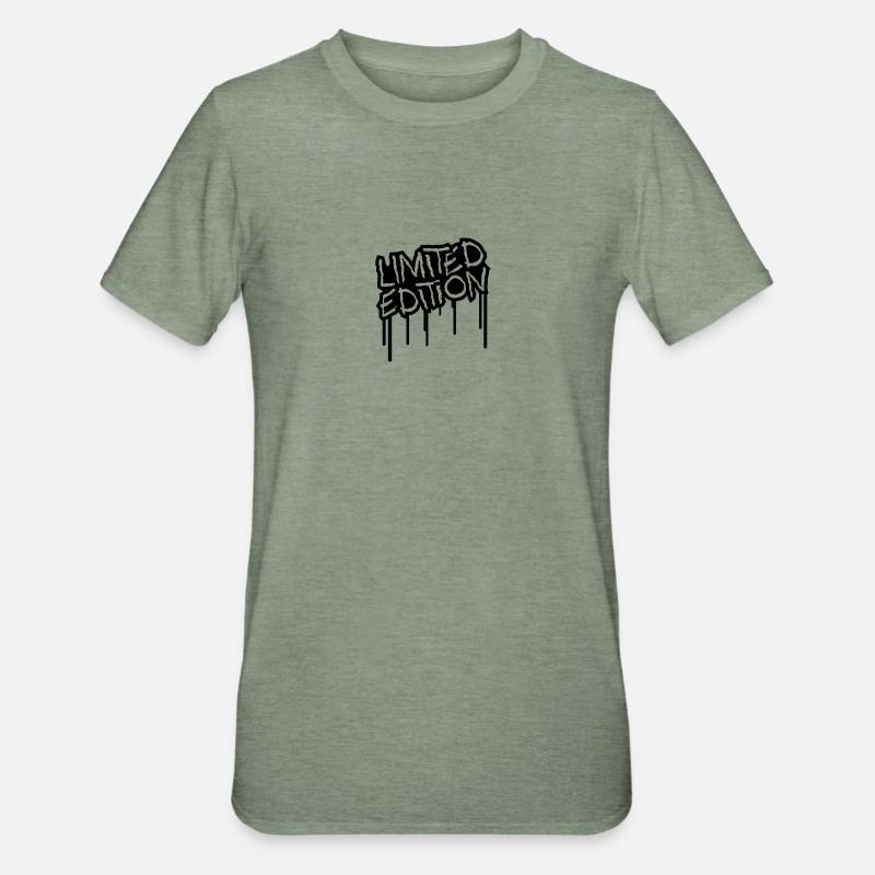 limited_edition_graffiti_stamp - Unisex Polycotton T-Shirt - heather military green