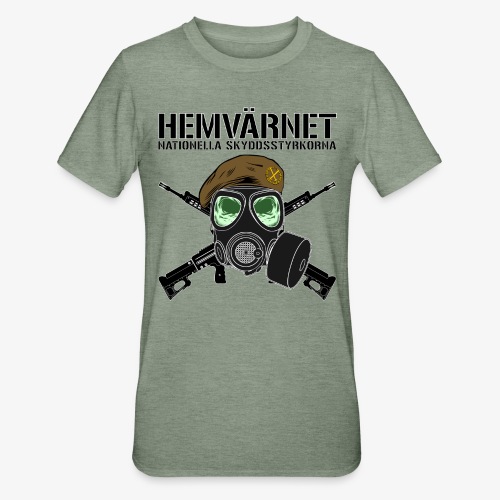 Hemvärnet - Skyddsmask 90 + Ak 4C - Polycotton-T-shirt unisex
