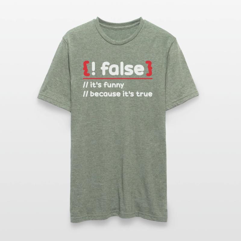 Programmeur Programmation Logiciel Codage Codeur T-shirt polycoton Unisexe