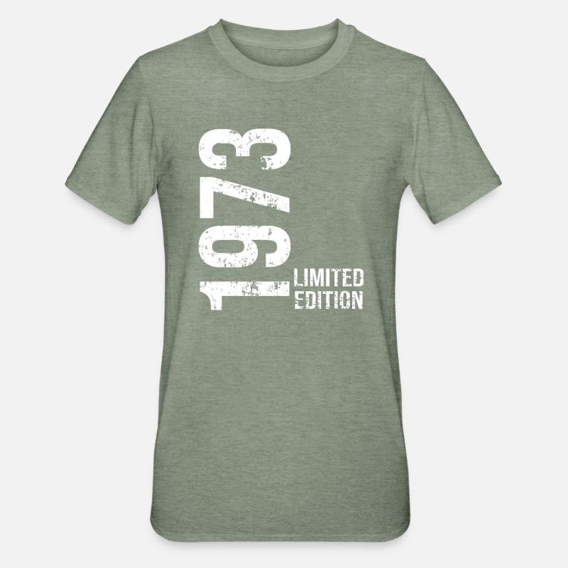 Edition Limitée De 1973 - T-shirt polycoton Unisexe - vert kaki chiné