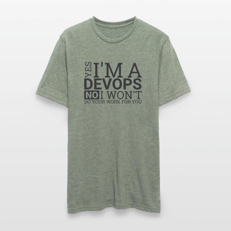 "DevOps Work | Softwareentwicklung" Unisex Polycotton T-Shirt
