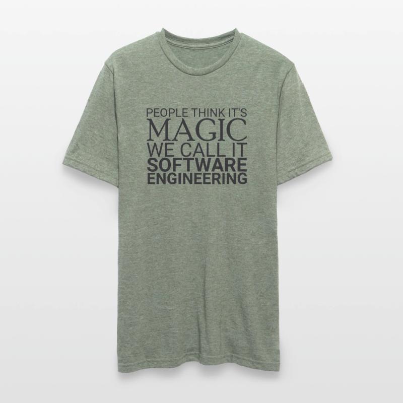 "Software Engineer Magic | Programming" Unisex Polycotton T-Shirt