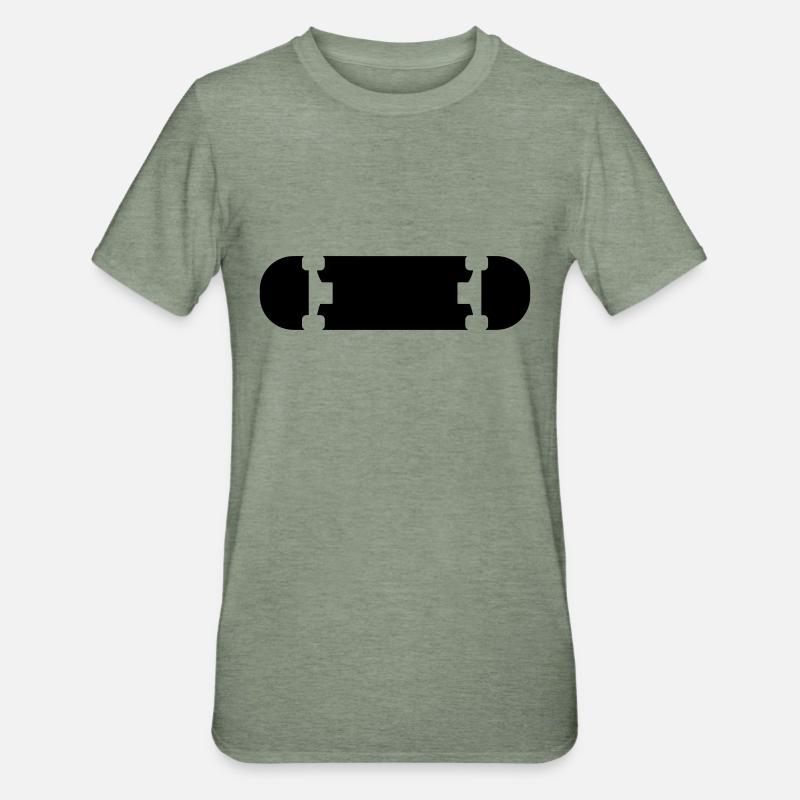 Skateboard - Unisex Polycotton T-Shirt - heather military green