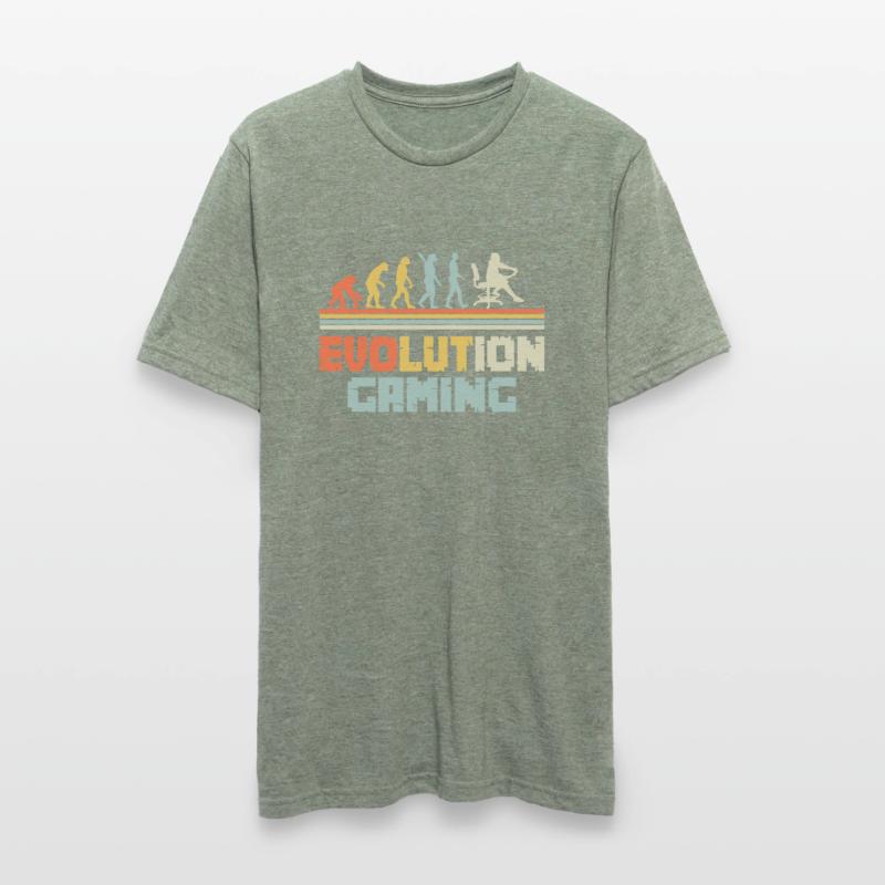 Devis de jeu Evolution Conception de jeu T-shirt polycoton Unisexe