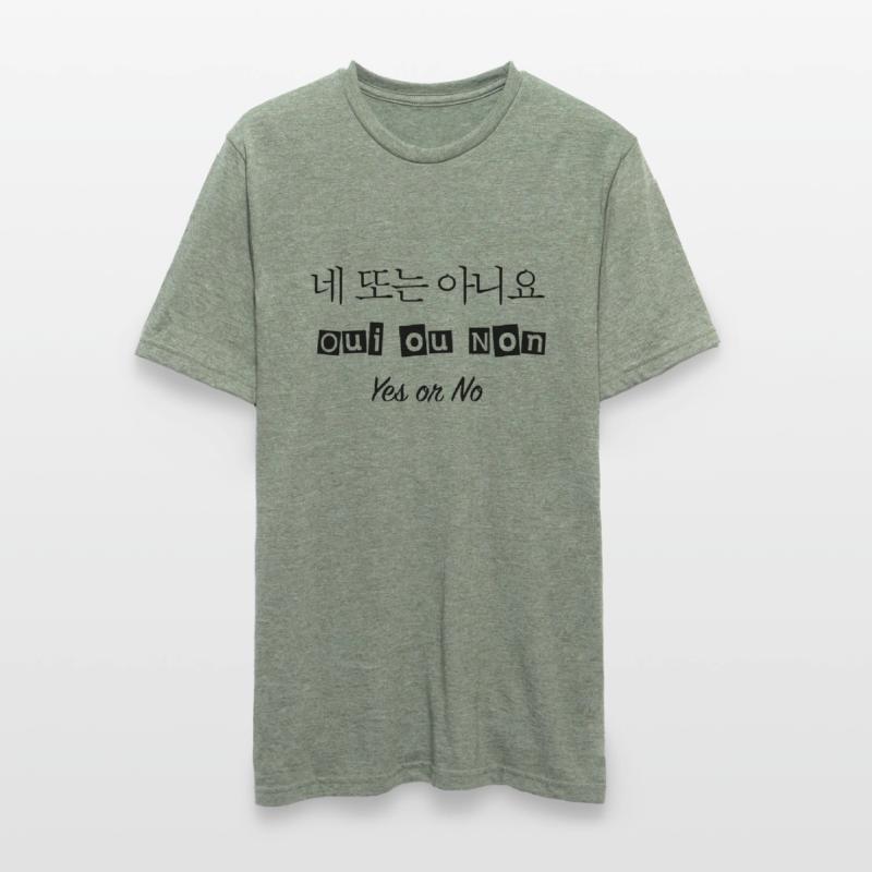 네 또는 아니요 - Ja oder Nein - Ja oder Nein Unisex Polycotton T-Shirt