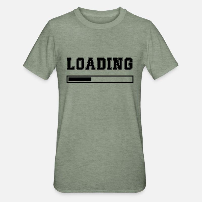 loading - Unisex Polycotton T-Shirt - Militärgrün meliert