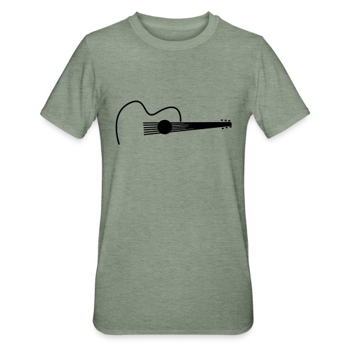 Accoustic Guitar Draw - Unisex Polycotton T-Shirt