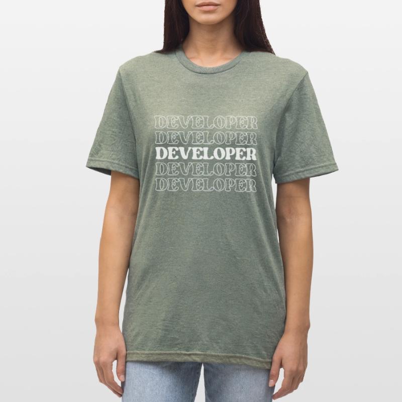 Entwickler, Programmierer, Programmierer, Programmierer, Software-Ingenieur Unisex Polycotton T-Shirt