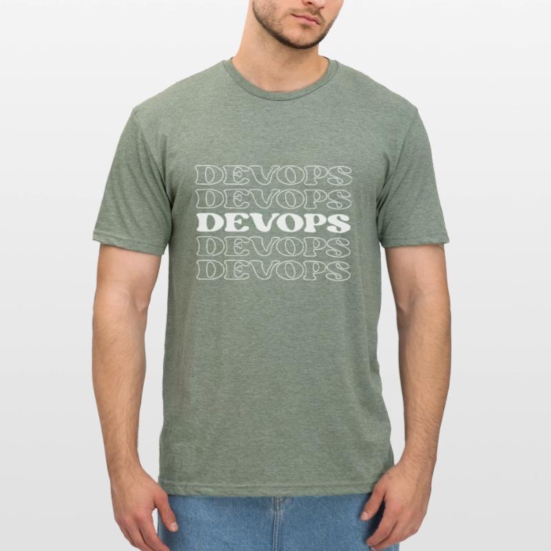 Devops Developer Operations Engineer Devops Unisex Polycotton T-Shirt